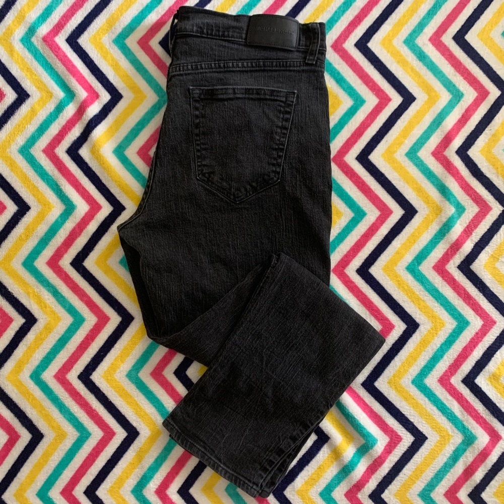Mens Michael Kors Black Grant Classic Fit Jeans